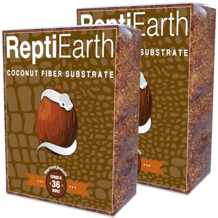 Substrate Coconut Fiber - Bioactive terrarium bedding for snakes, lizards,
