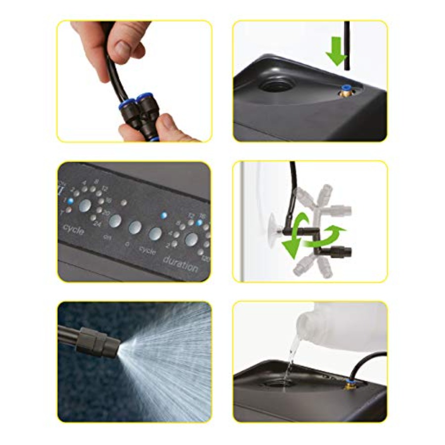 Reptile terrarium misting syst - Misting Nozzle Reptile 评论和价格