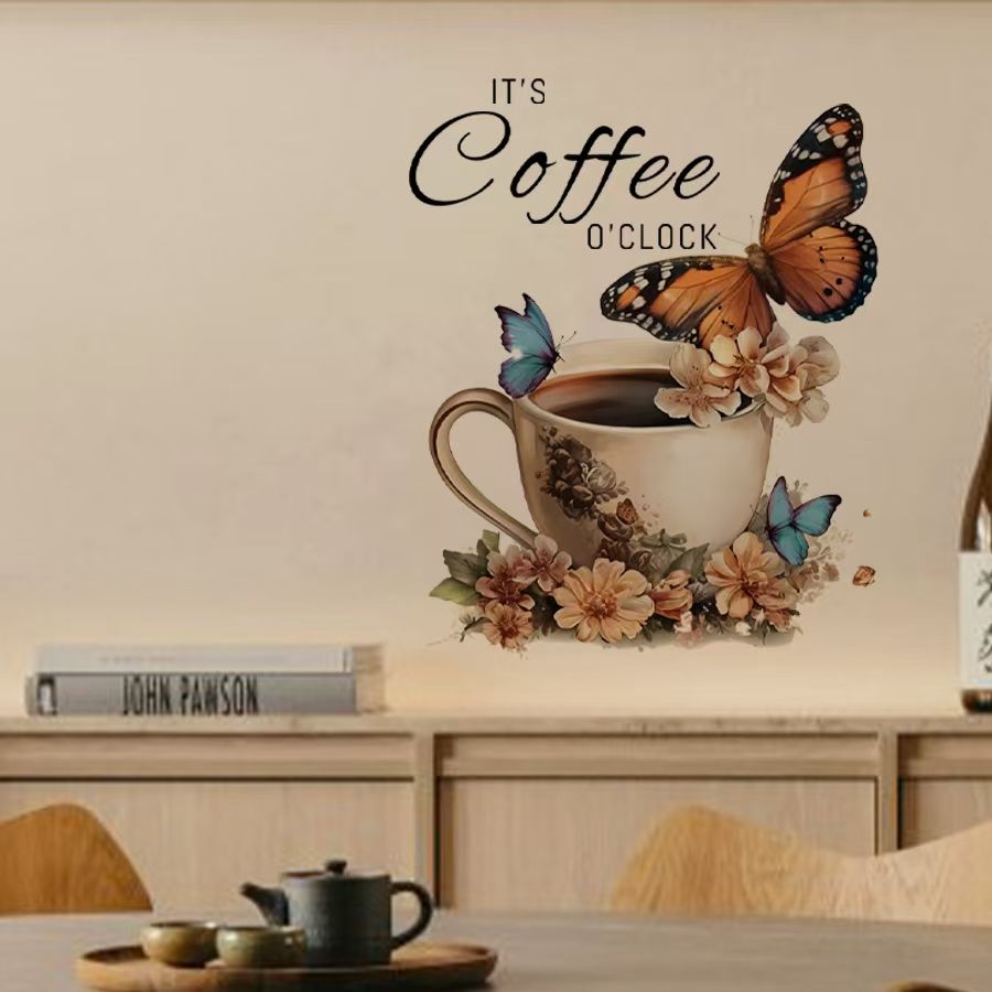 IT's Coffee O'Clock Creative P - Pvc Panel Background 评论和价格