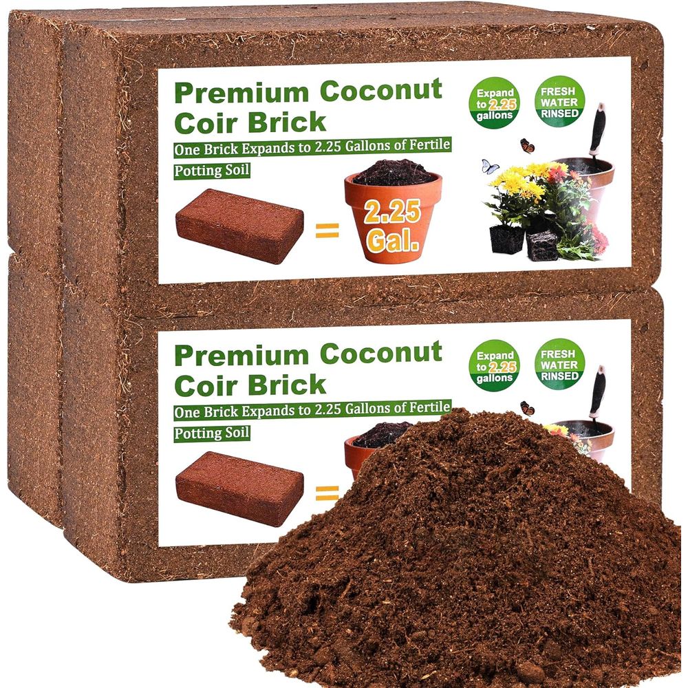 Organic Coconut Coir 4 Pcs Com - Substrate Coconut Fiber 评论和价格