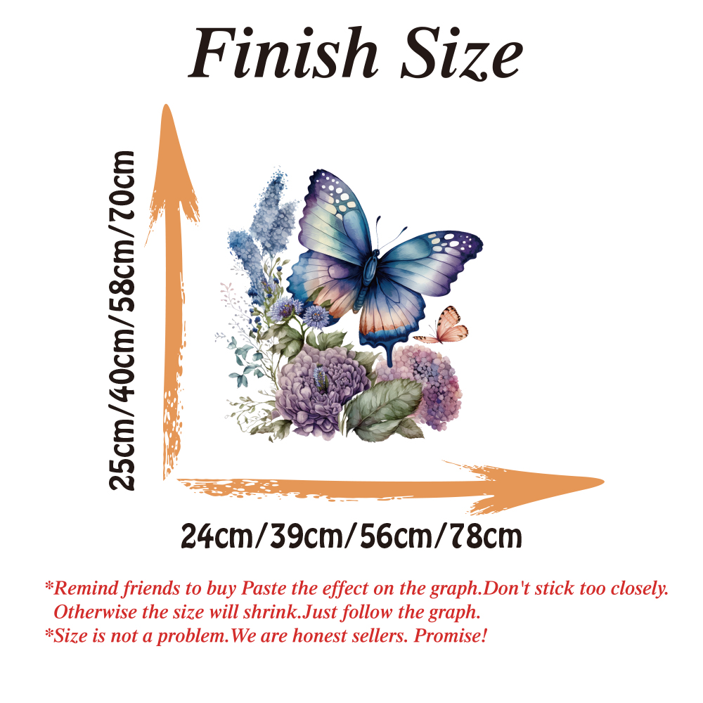 Watercolor Butterfly Flower Wa - Pvc Panel Background 评论和价格