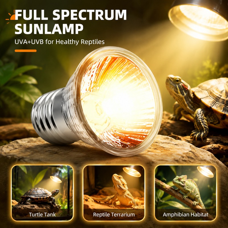 Multi-use Pet Basking Heat Lam - Calcium Powder Reptile 评论和价格