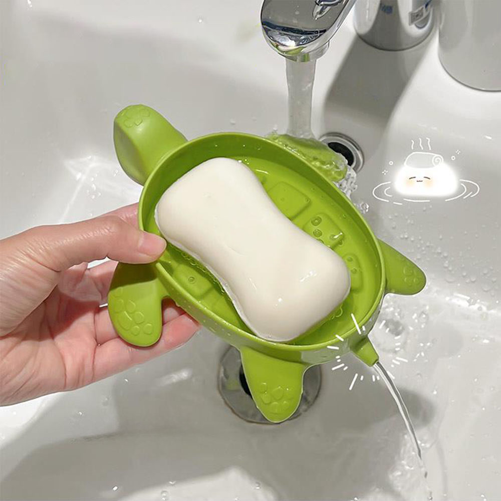 Turtle Drain Soap Box  Cartoon - Water Dish Reptile 评论和价格