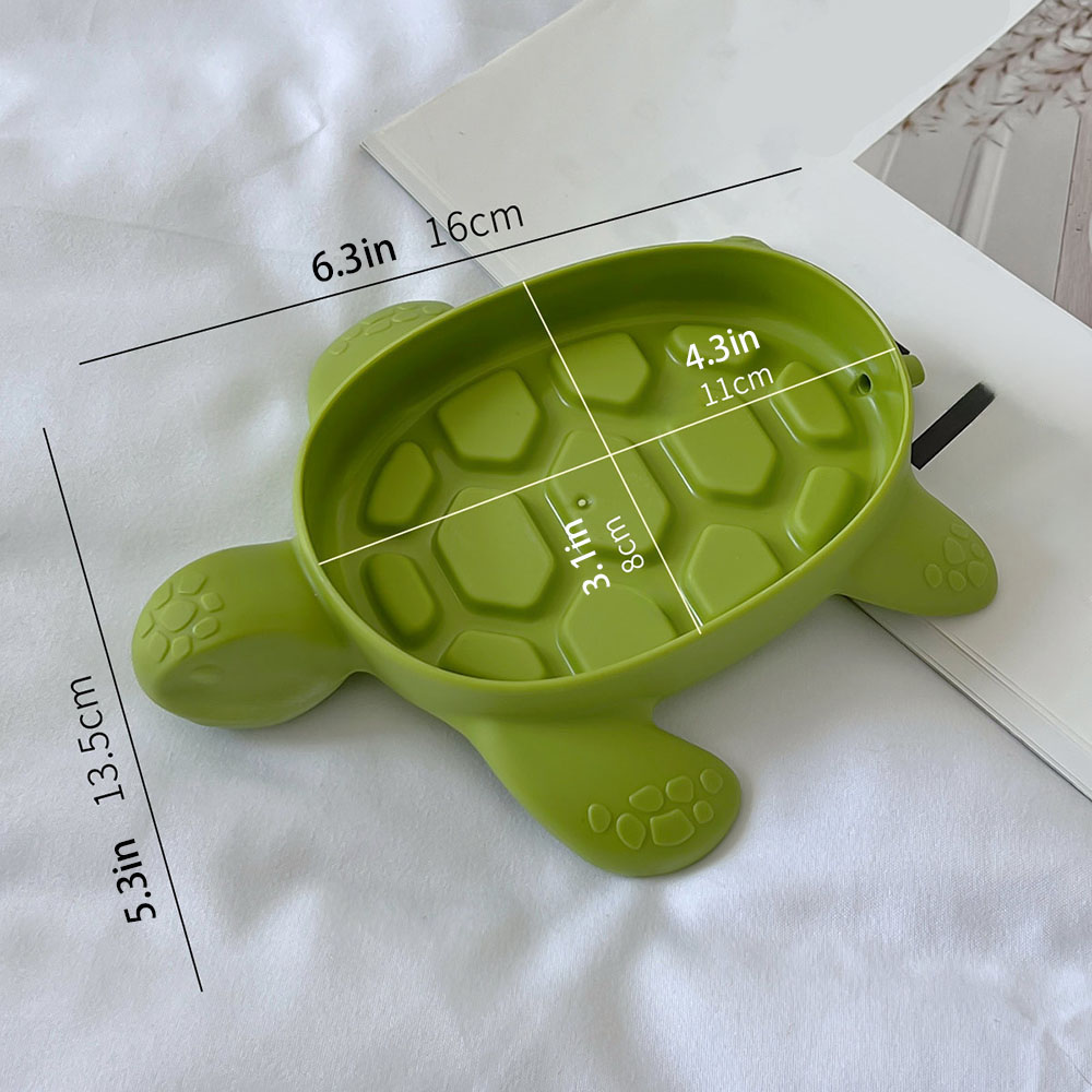Turtle Drain Soap Box  Cartoon - Water Dish Reptile 评论和价格