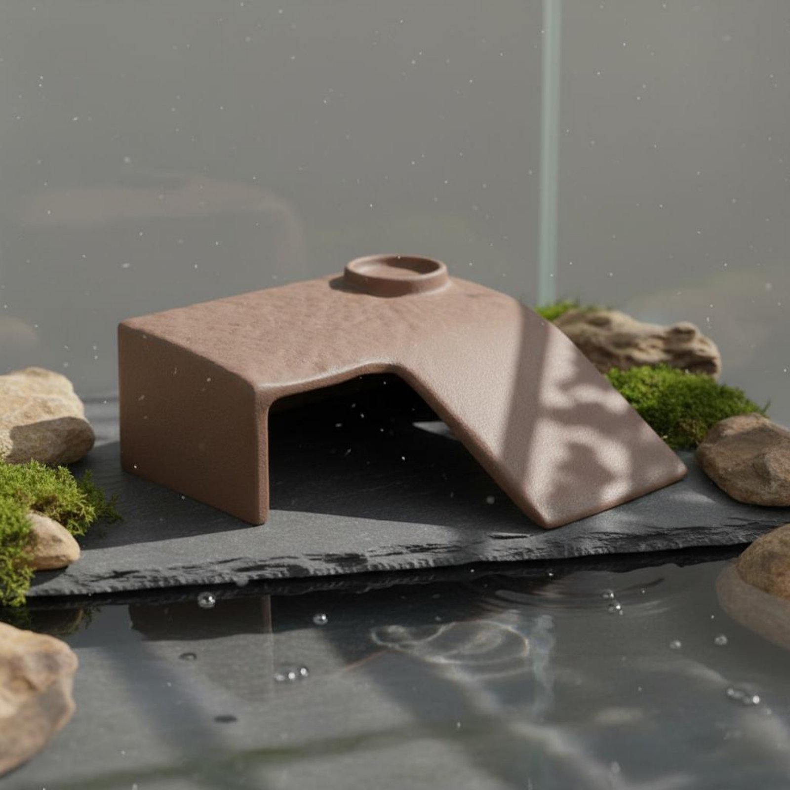 Basking Cave Platform Two-Way  - Hide Cave Ceramic 评论和价格
