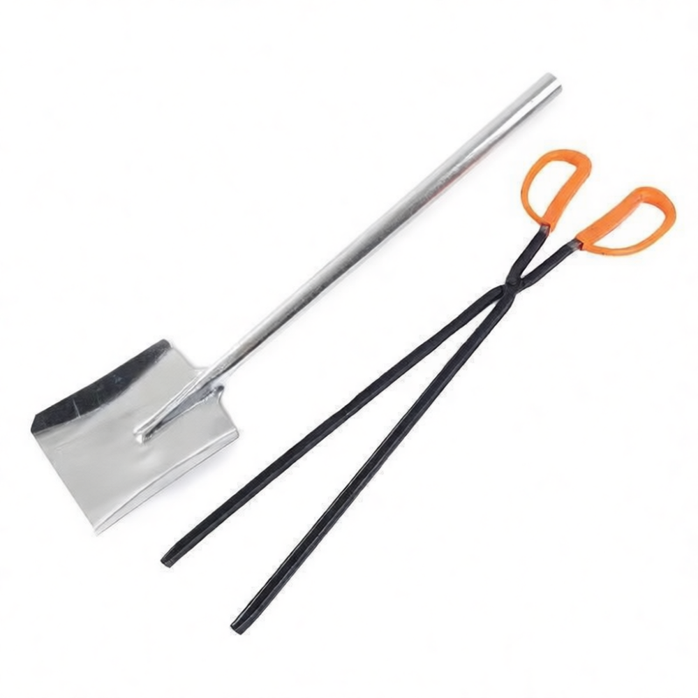 Fireplace Cleaning Kit Stainle - Feeding Tong Stainless 评论和价格