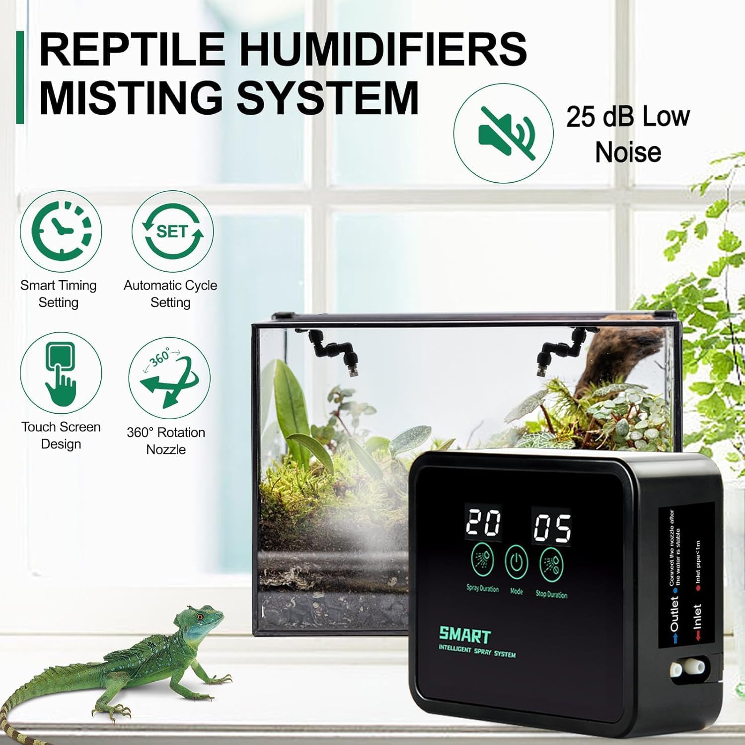 Reptile Humidifiers Smart Mist - Misting Nozzle Reptile 评论和价格