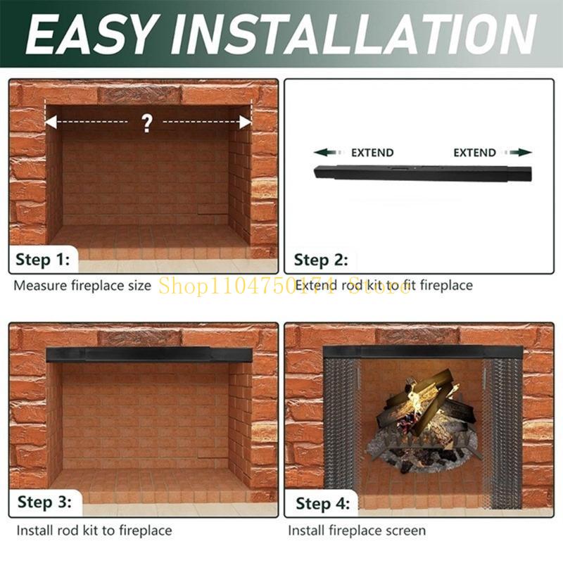 Durable Metal Rod Set Convenie - Screen Top Mesh 评论和价格
