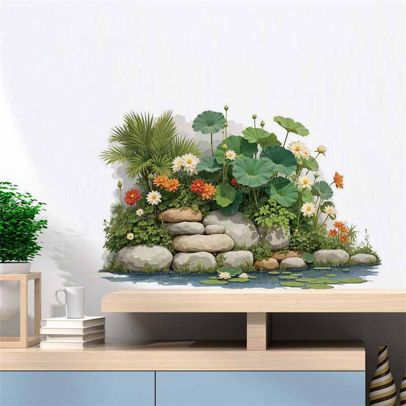 Tropical Plant Flower Tree Wal - Pvc Panel Background 评论和价格